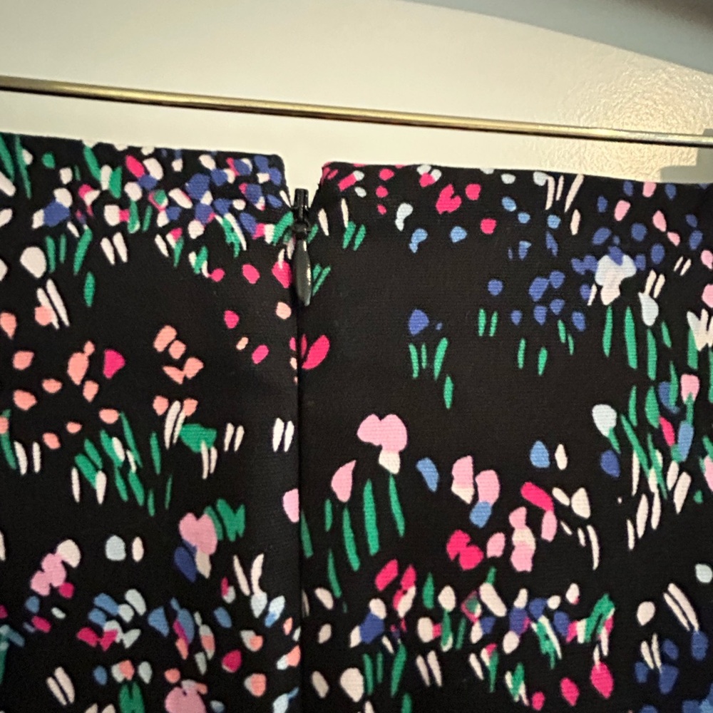Talbots Skirt Black Pink Size 12 - Picture 5 of 8